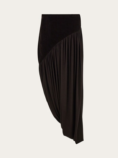 スカート FERRAGAMO SKIRT (13E831773145 BEIWHIMAS) FERRAGAMO SALVATORE FERRAGAMO SKIRTS | baltini | REVERSIBLE