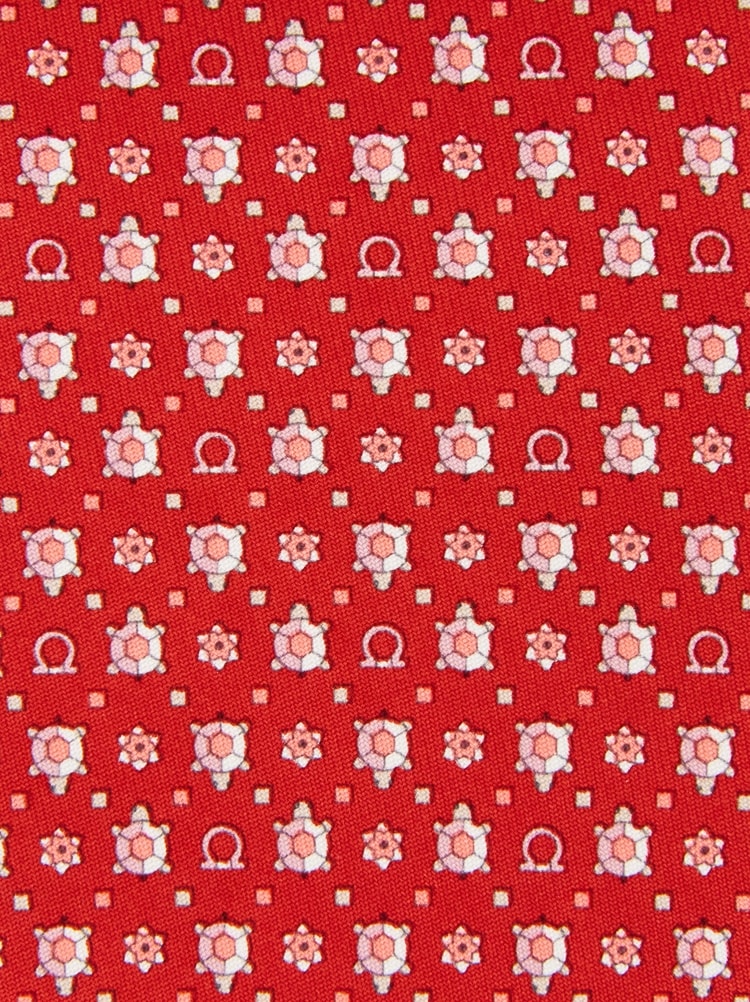 Seidenkrawatte mit Schildkrötenprint Gallery image 2
