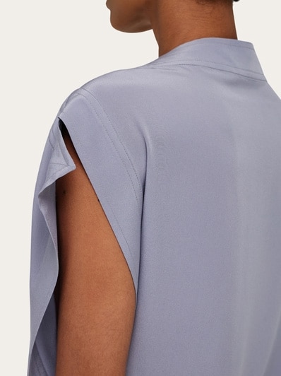 シルクドレープドレス - ウィメンズ | Ferragamo