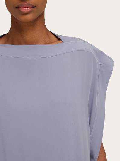 シルクドレープドレス - ウィメンズ | Ferragamo