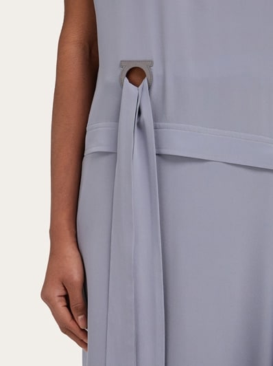 シルクドレープドレス - ウィメンズ | Ferragamo