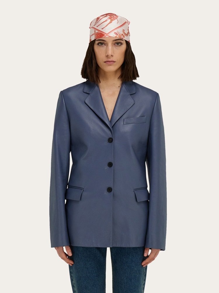 패치워크 프린트 실크 반다나 Gallery image 3