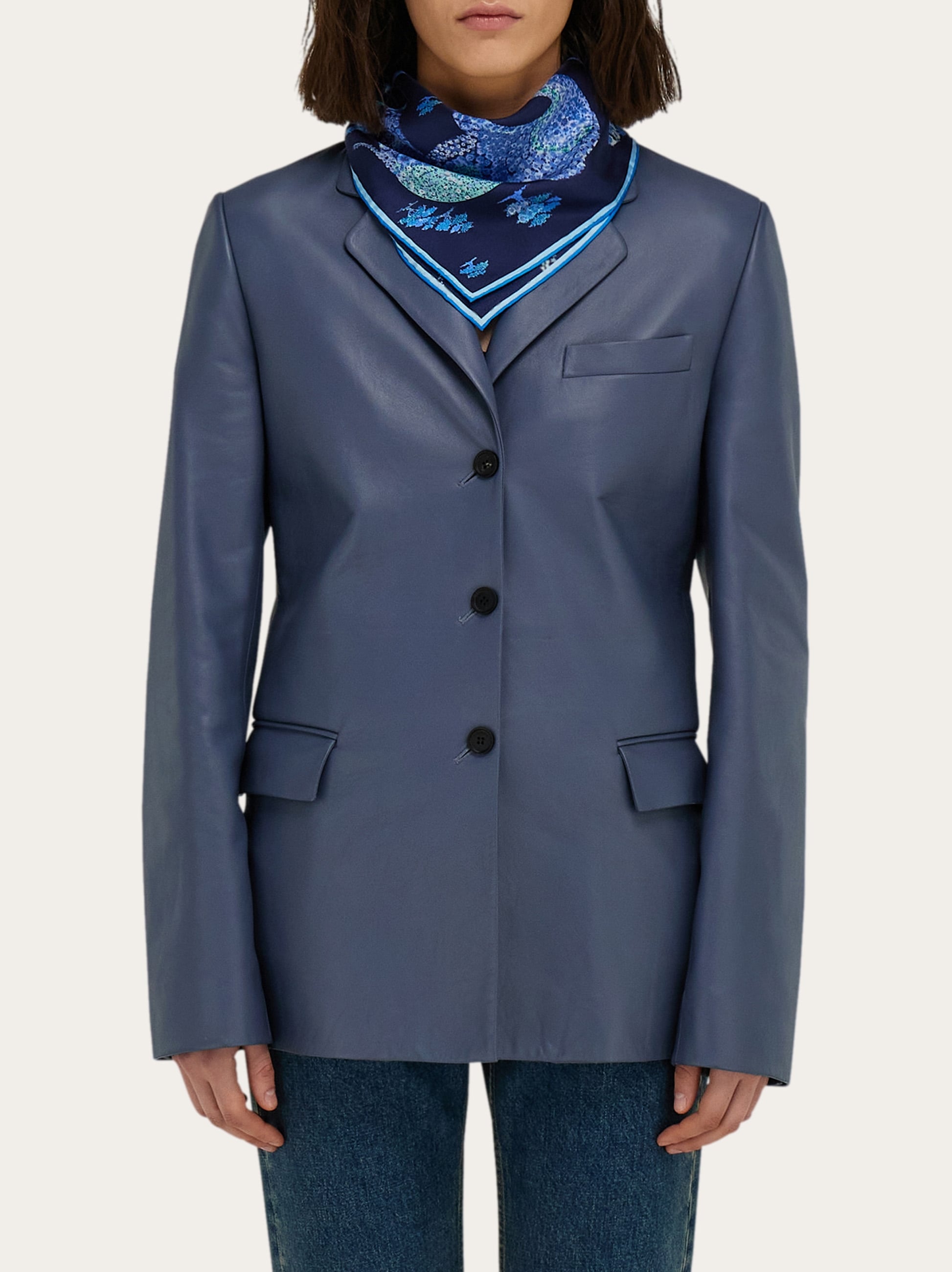 Patchwork print silk bandana - Women | Ferragamo