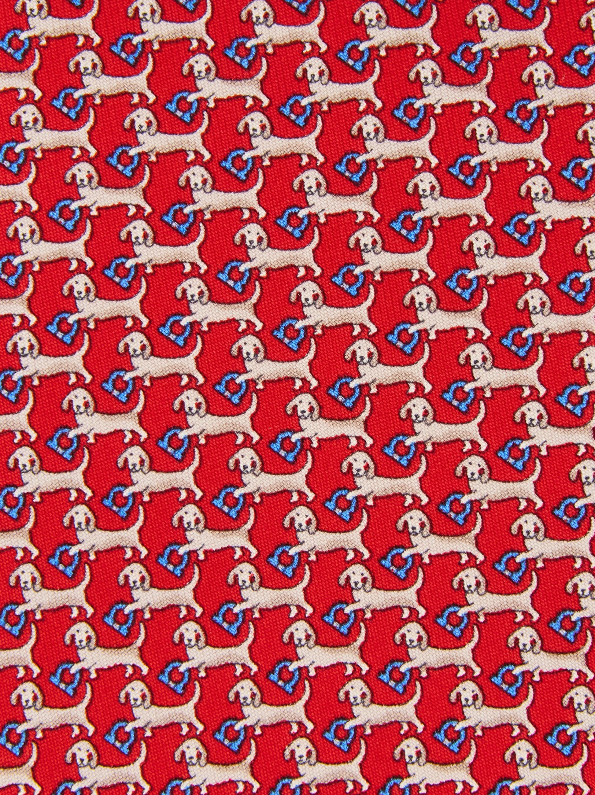 Dachshund print silk tie - Men | Ferragamo