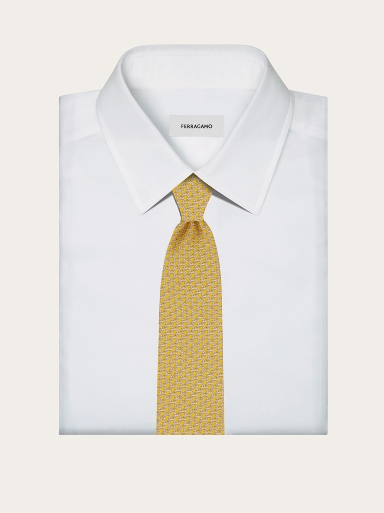 Corbata de seda estampado teckel Gallery image 4