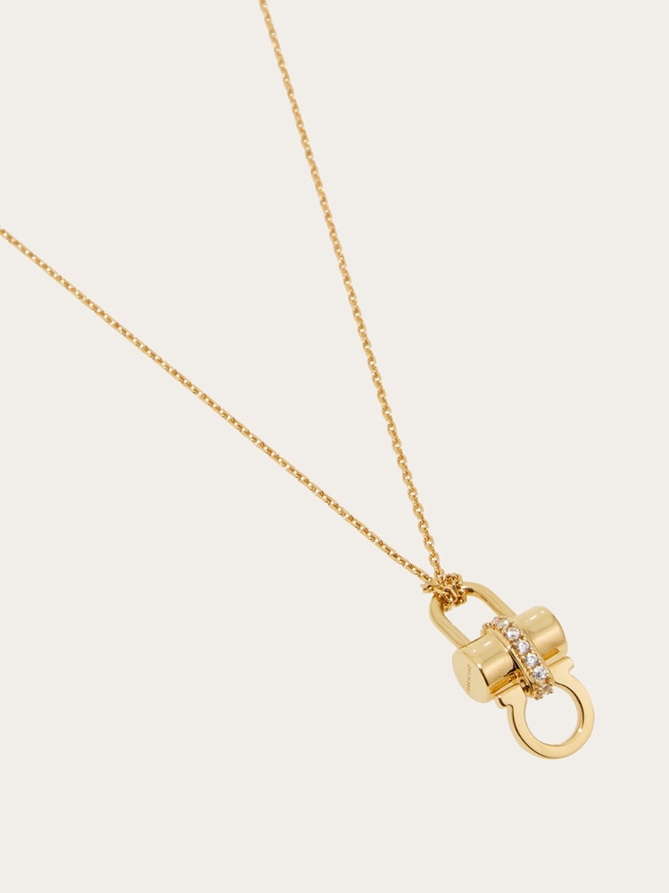 Padlock pendant necklace Gallery image 2