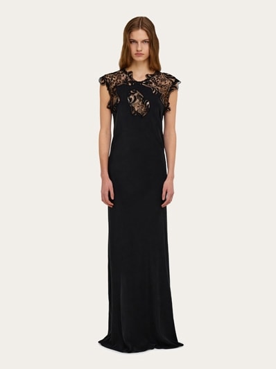 ワンピース FERRAGAMO DRESS (13F712775670 NERO) 楽天市場】【数量限定・在庫限り・早い者勝ち！】 フェラガモ