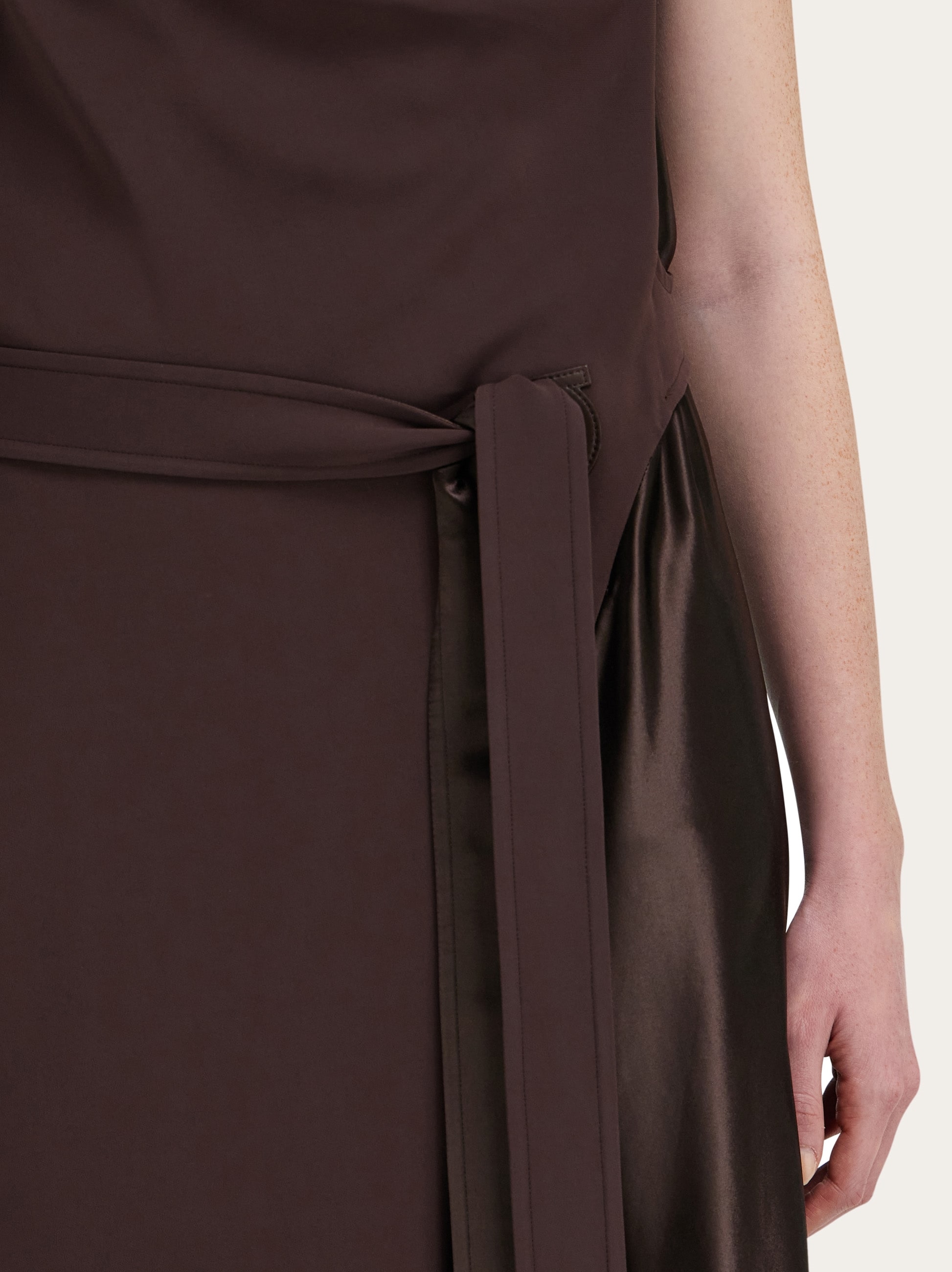 ワンピース Salvatore Ferragamo Chocolate Cady Dress nm_4705510_100244_m