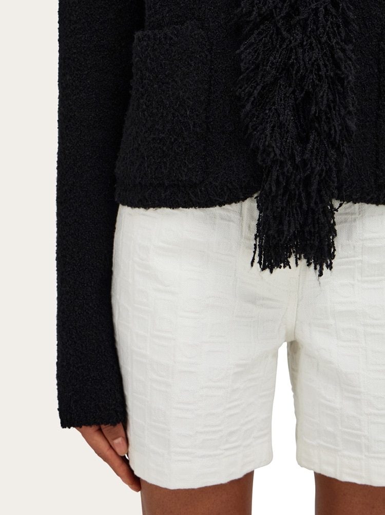 Cardigan with fringe detail Gallery image 5