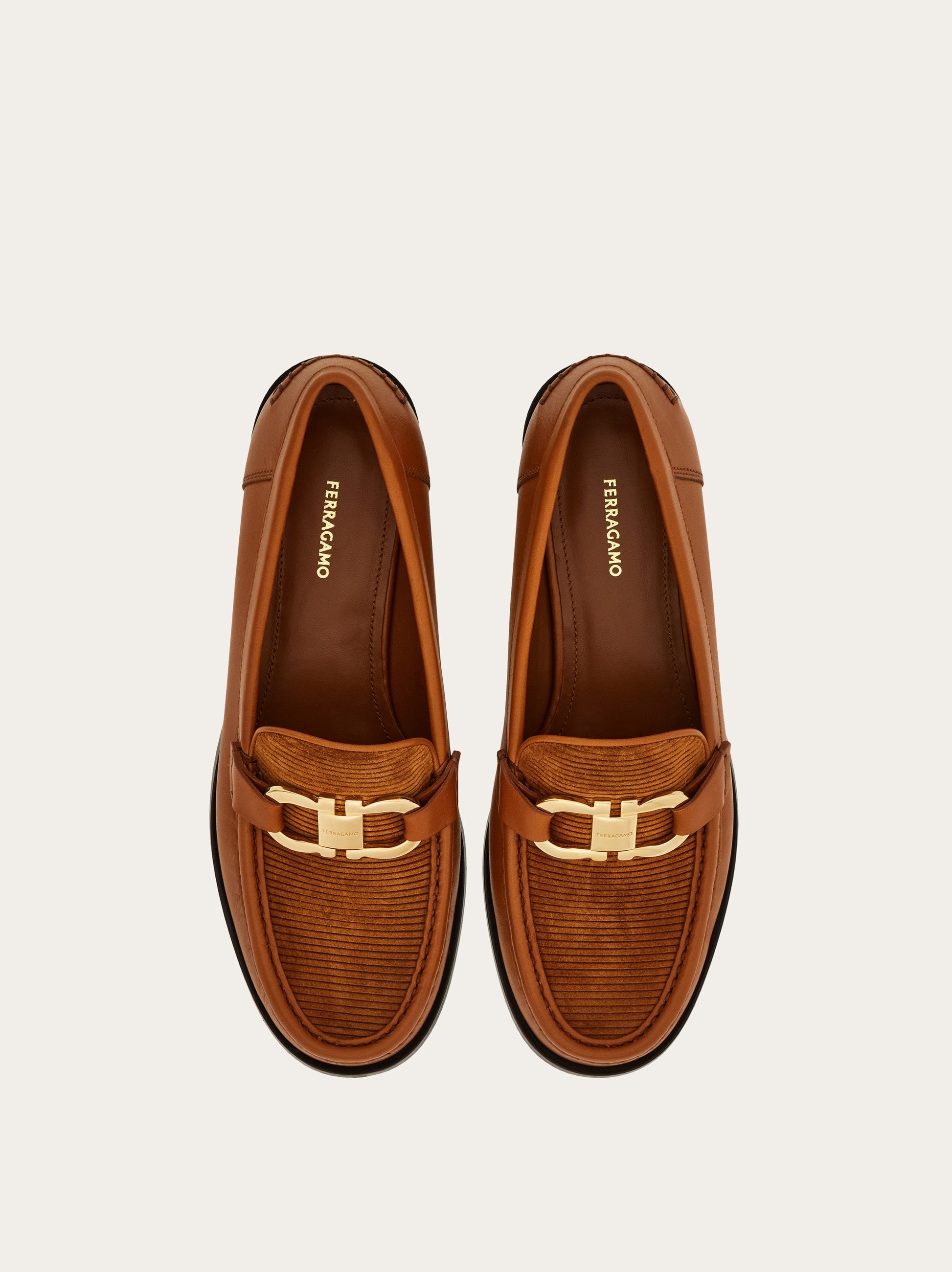 Loafer with Gancini ornament - Women | Ferragamo