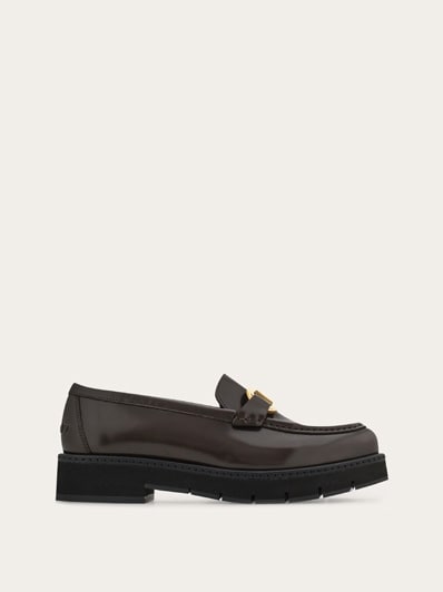 Ferragamo♪SALE♪0769624 FERRAGAMO Hybrid loafer with Gancini ornament | REVERSIBLE