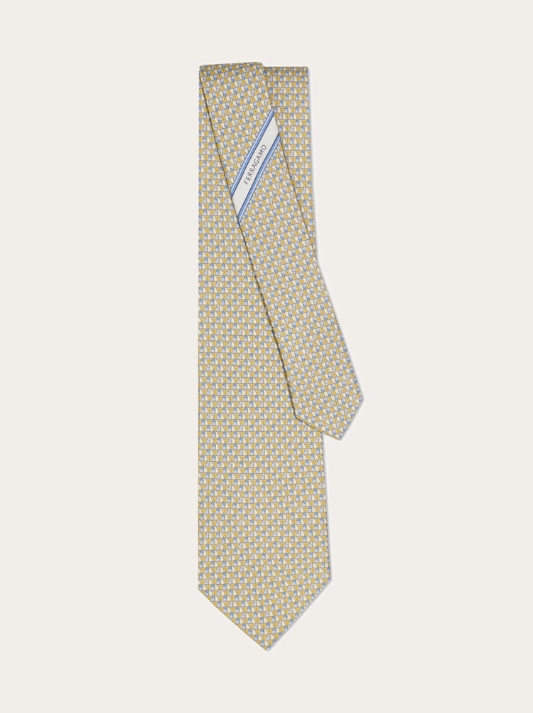 Corbata de seda estampado Regata Gallery image 3