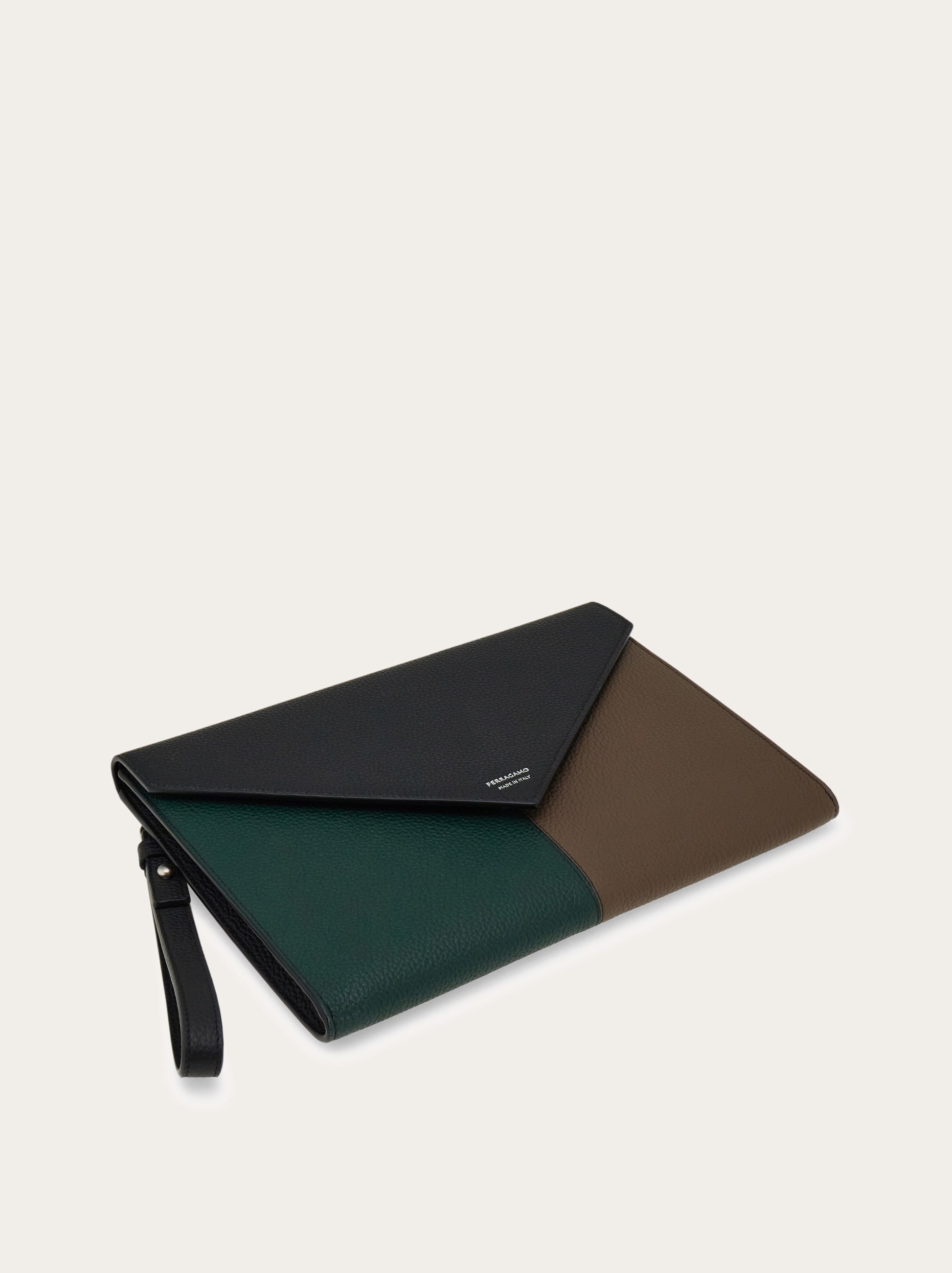 Ferragamo クラッチバック モノグラム クラッチバッグ - メンズ | Ferragamo
