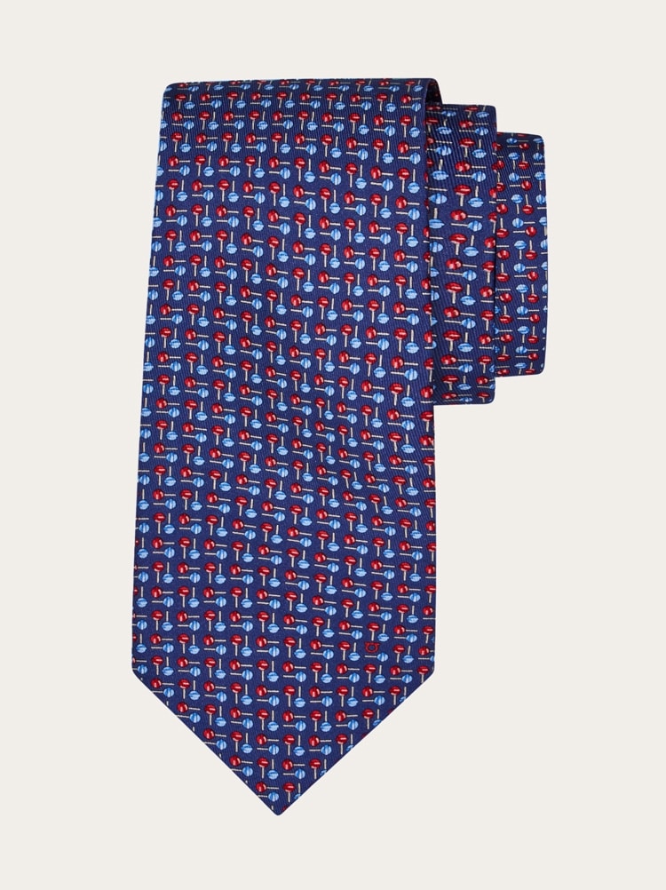 Lollipop print silk tie Gallery image 1