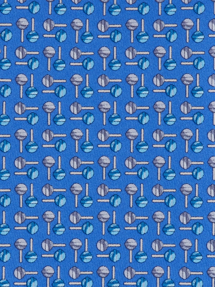 Lollipop print silk tie Gallery image 2