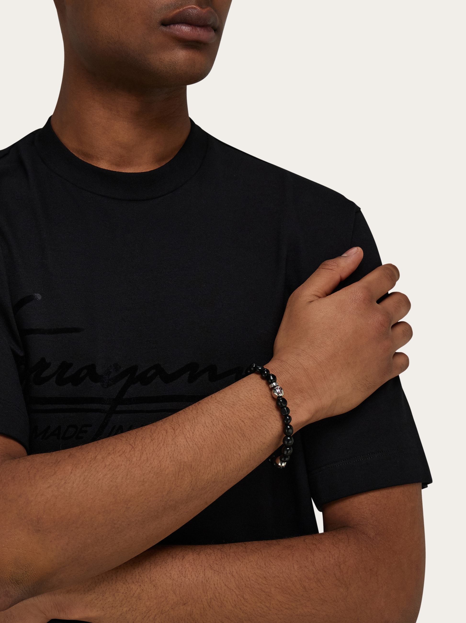 Baroque beads bracelet - size 19 - Men | Ferragamo