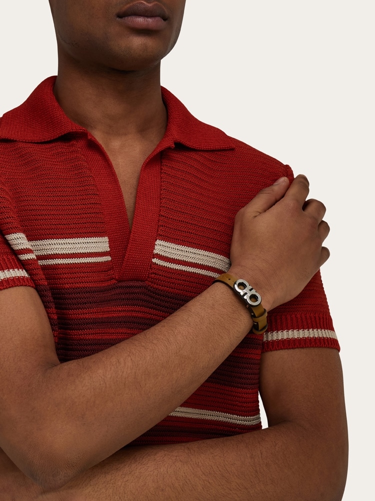 Double Gancini bracelet Gallery image 3