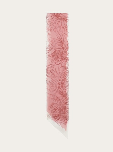 Gravure print silk mini bandeau - Women | Ferragamo