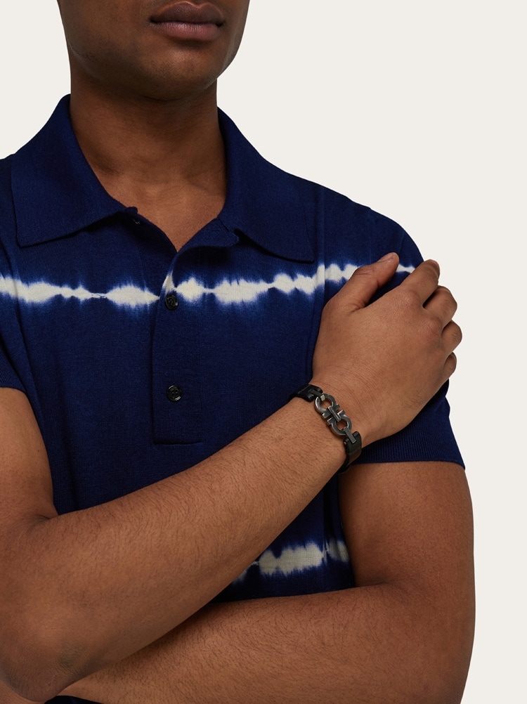 Double Gancini bracelet Gallery image 3