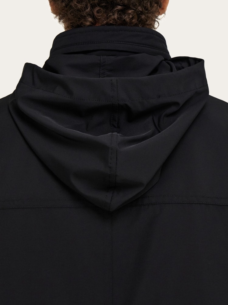 Technical faille caban overcoat Gallery image 10