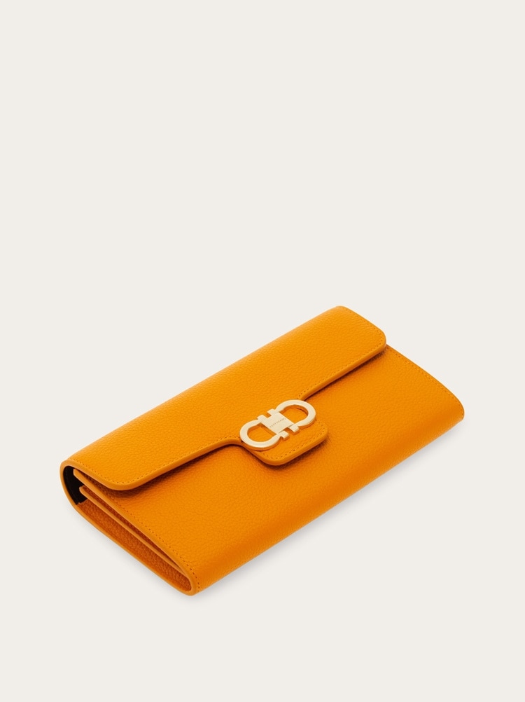 Gancini wallet with shoulder strap Gallery image 3
