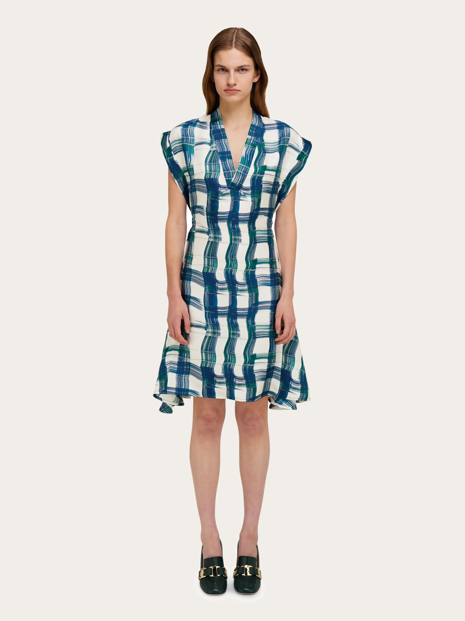 Near Mint ☆ Salvatore Ferragamo dress Sculptural stretch viscose dress - Women | Ferragamo