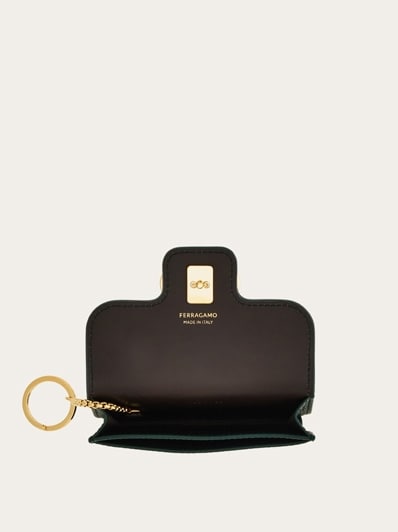 フェラガモ　コインケース　キーケース　エナメル　黒　キーリング付ポーチ 楽天市場】PRADA プラダ 三角ロゴプレートフック＆キーリング