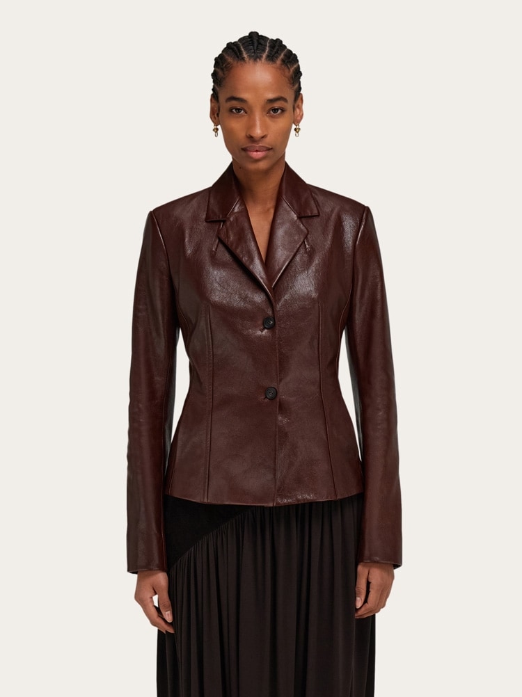 Veste en cuir Gallery image 2