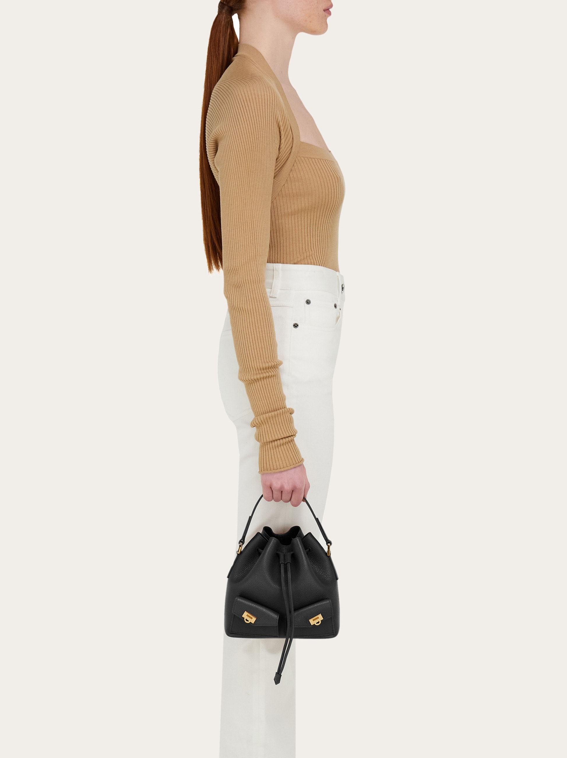 Multipocket bucket bag - Women | Ferragamo