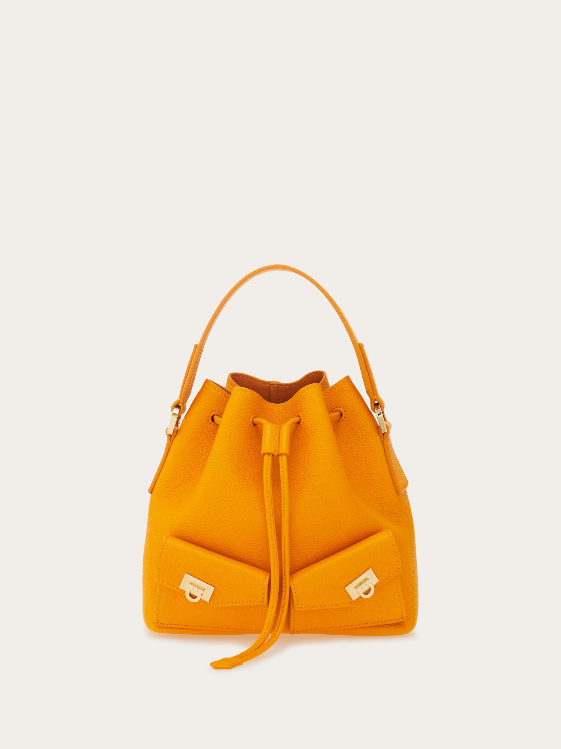 【FERRAGAMO】MEDIUM BUCKET BAG Multipocket bucket bag - Women | Ferragamo
