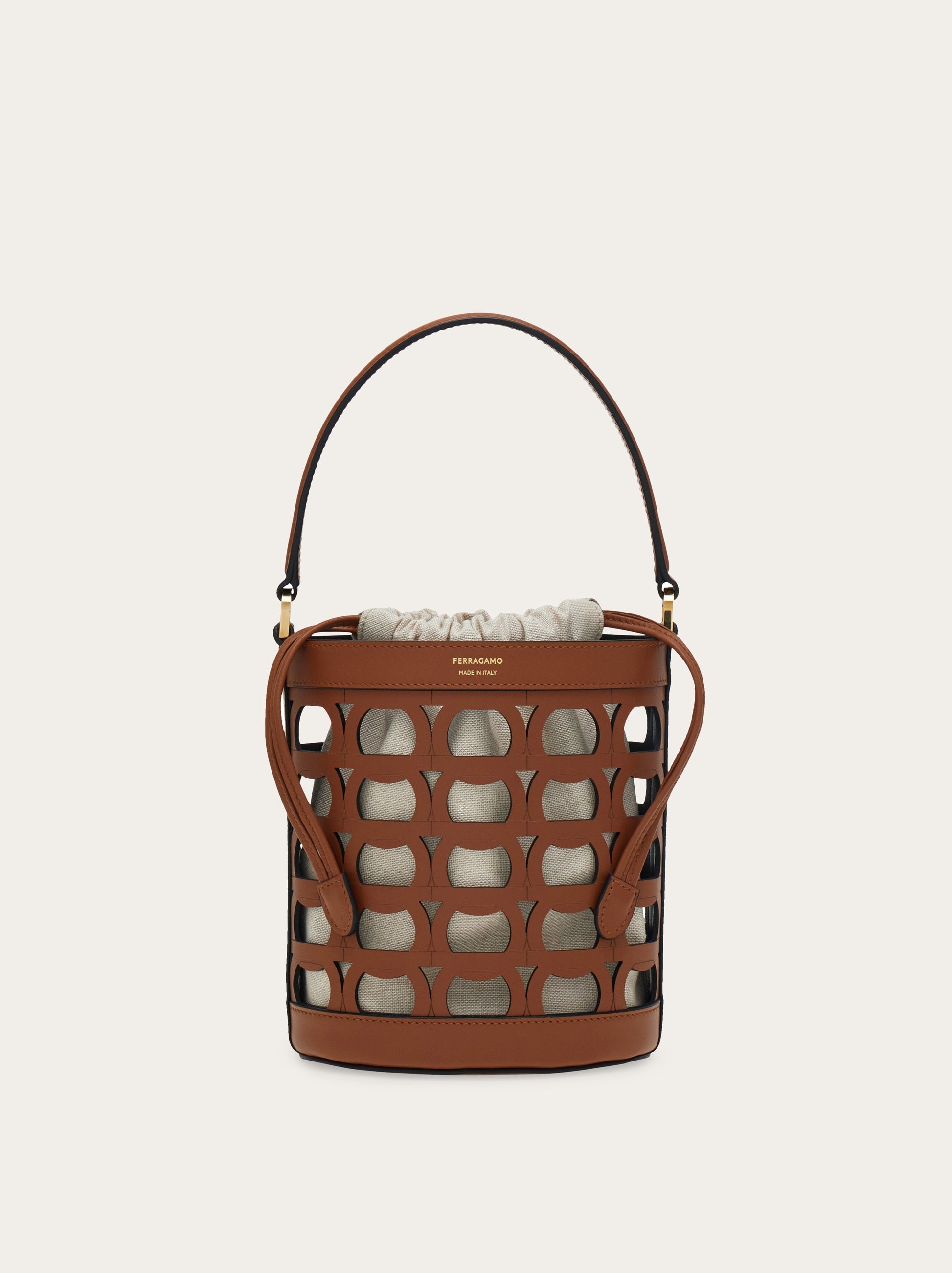 ☆【FERRAGAMO】☆カンチーニ トリフォリオ バケットバッグ☆ ガンチーニ バケットバッグ - ウィメンズ | Ferragamo