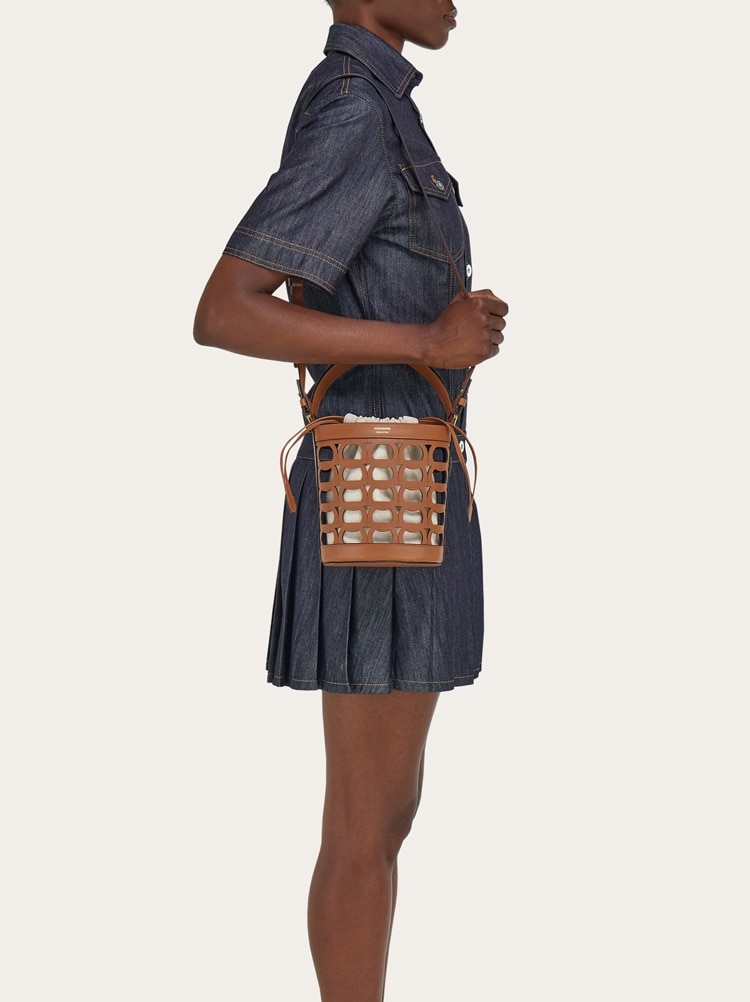 Gancini bucket bag (XS) Gallery image 8
