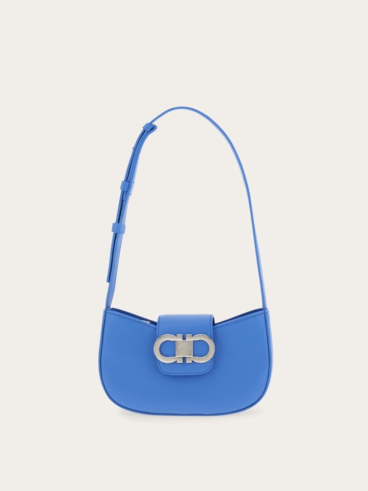 Double Gancini mini shoulder bag Gallery image 1