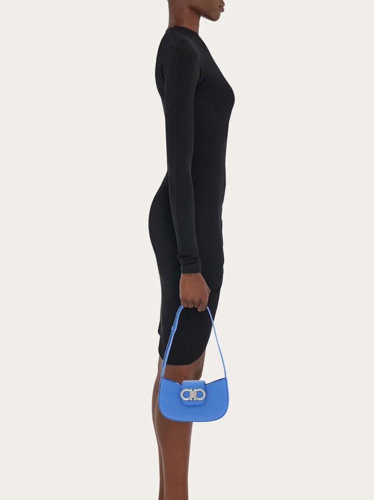 Double Gancini mini shoulder bag Gallery image 2