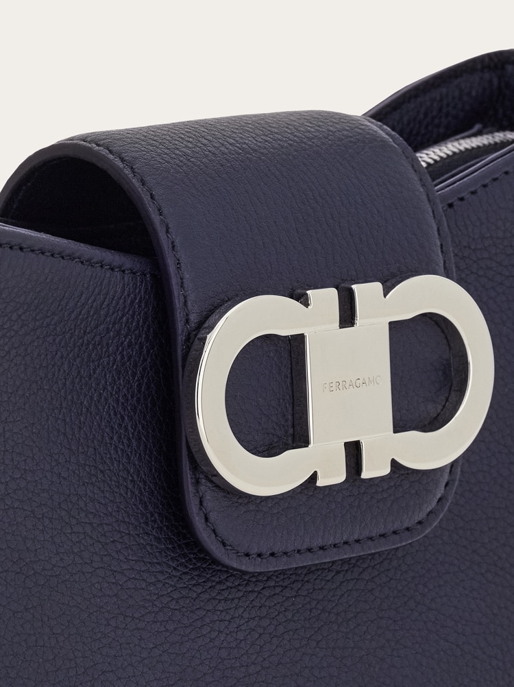 Double Gancini mini shoulder bag Gallery image 6