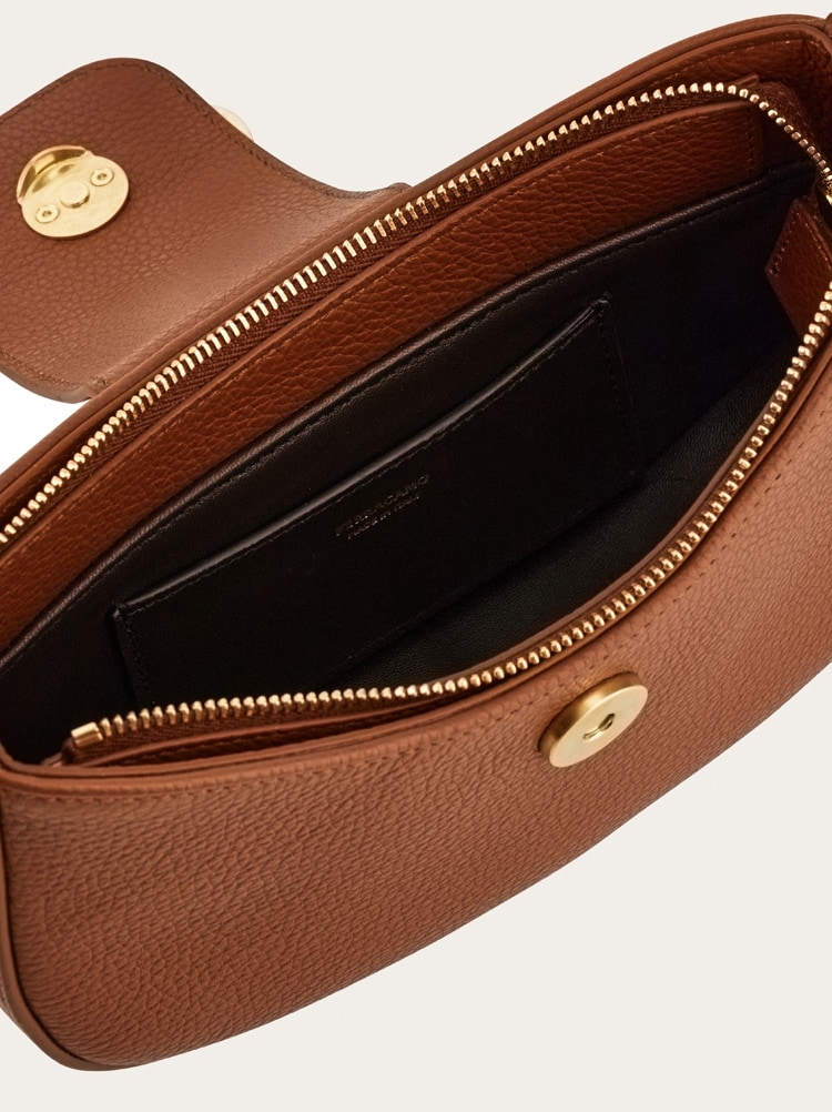 Double Gancini mini shoulder bag Gallery image 5