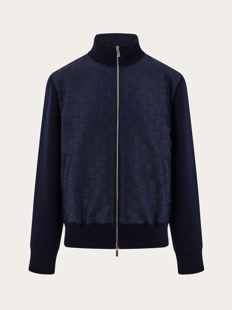 Knitted bomber jacket Gallery image 1