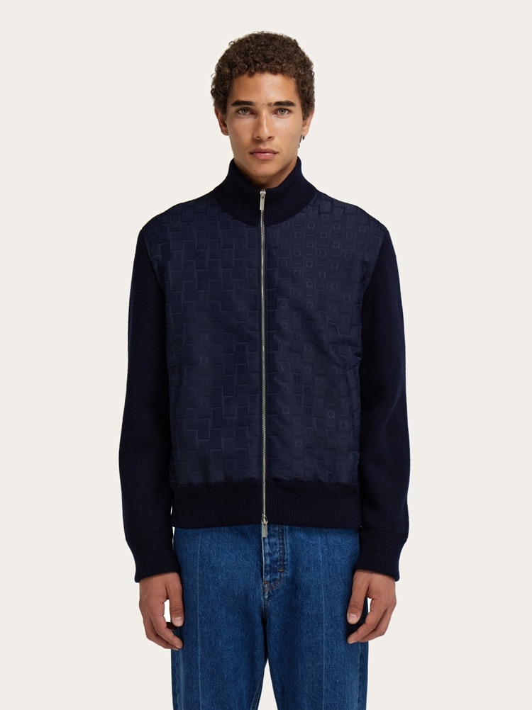 Knitted bomber jacket Gallery image 2