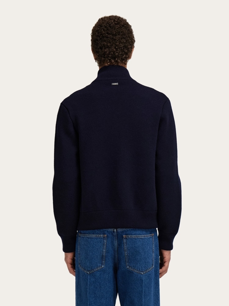 Knitted bomber jacket Gallery image 3