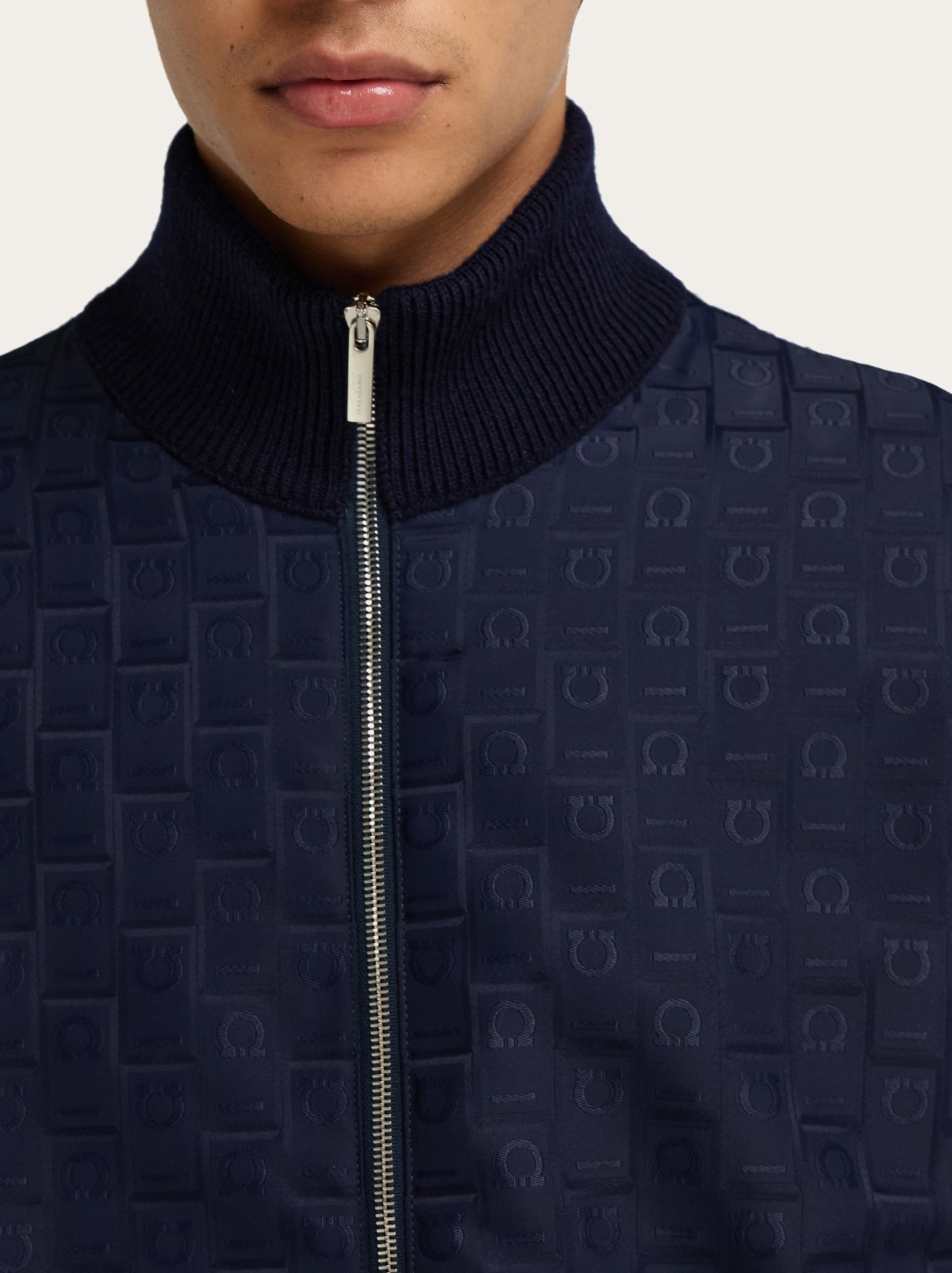Knitted bomber jacket - Men | Ferragamo