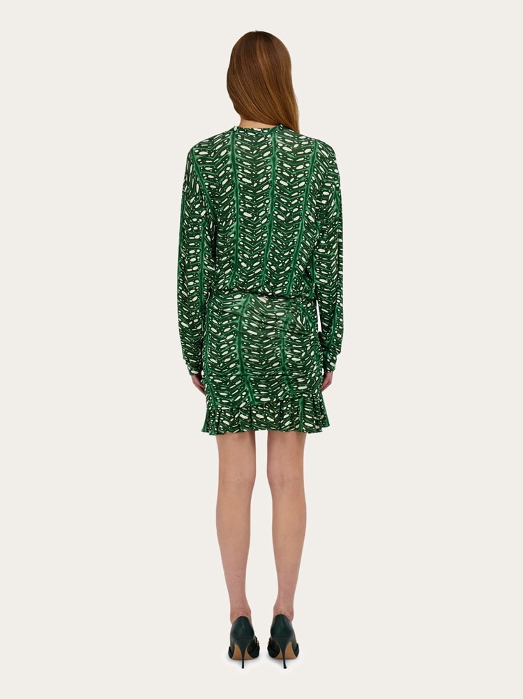 Mini dress with drape detail Gallery image 4