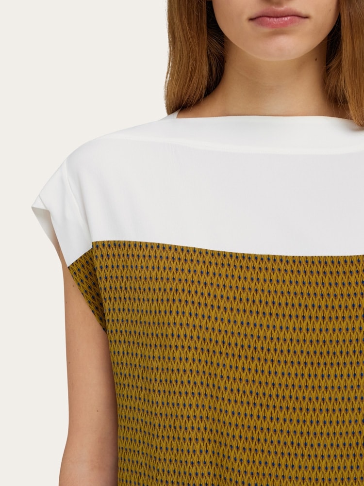 Sleeveless silk dress Gallery image 6