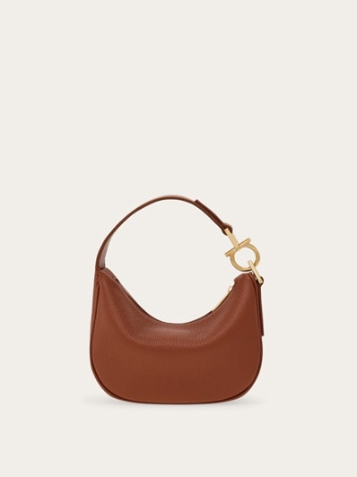 【関税込み】Ferragamo ブラック XS North-South バッグ North-South hobo bag (XS) - Women | Ferragamo