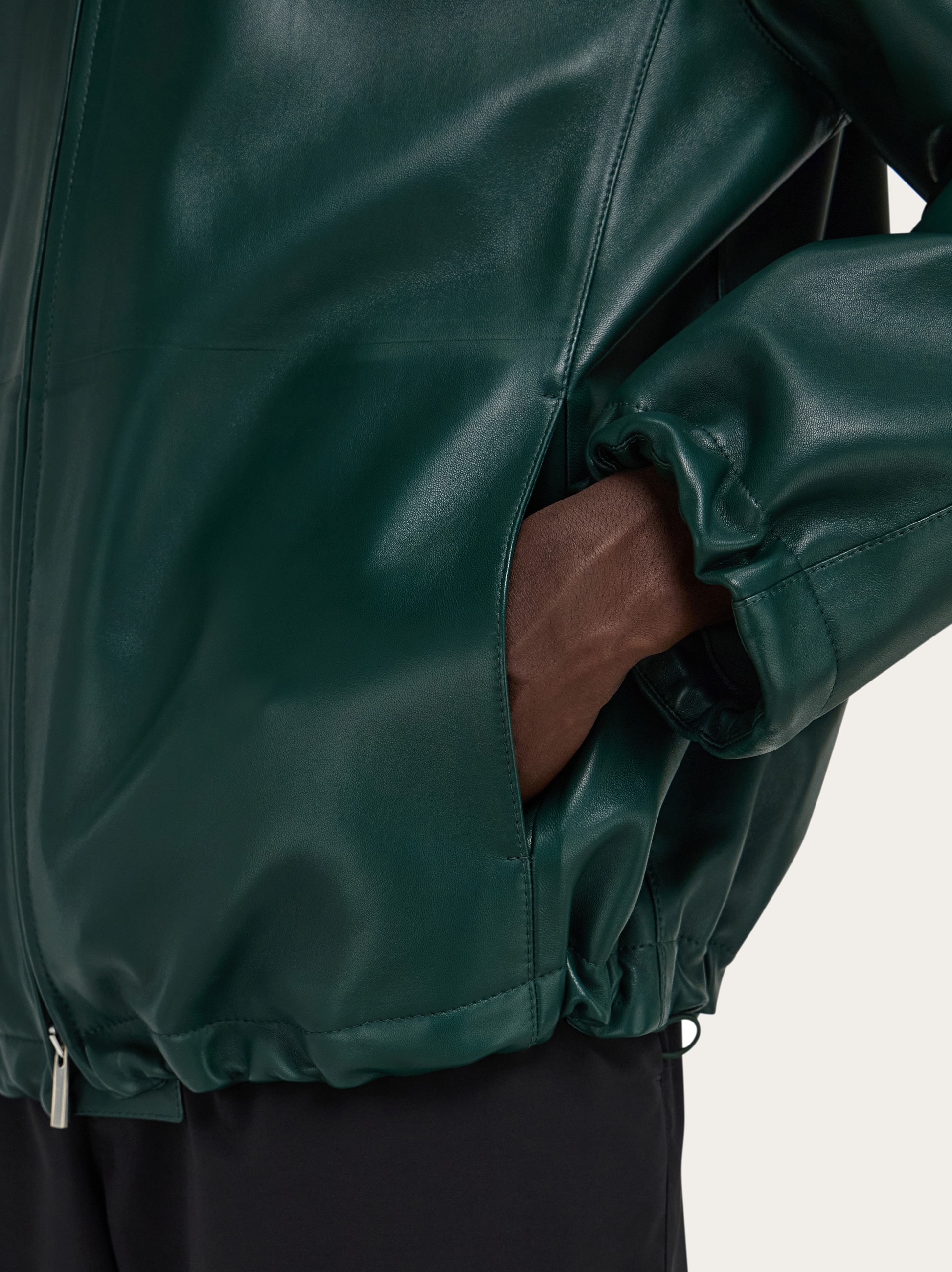 O*様 未着用　Pistachio green nappa leather ja Rider Ladies Lime Green Biker Motorcycle Style Soft Real