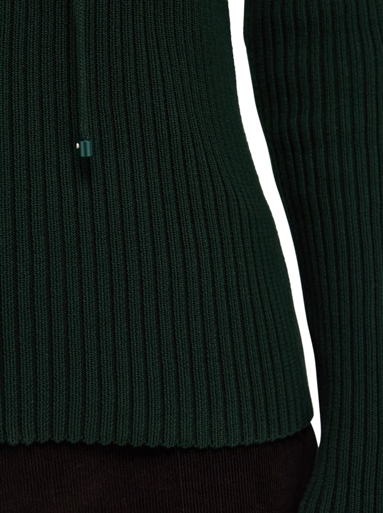 Knitted top with lace detail - Women | Ferragamo