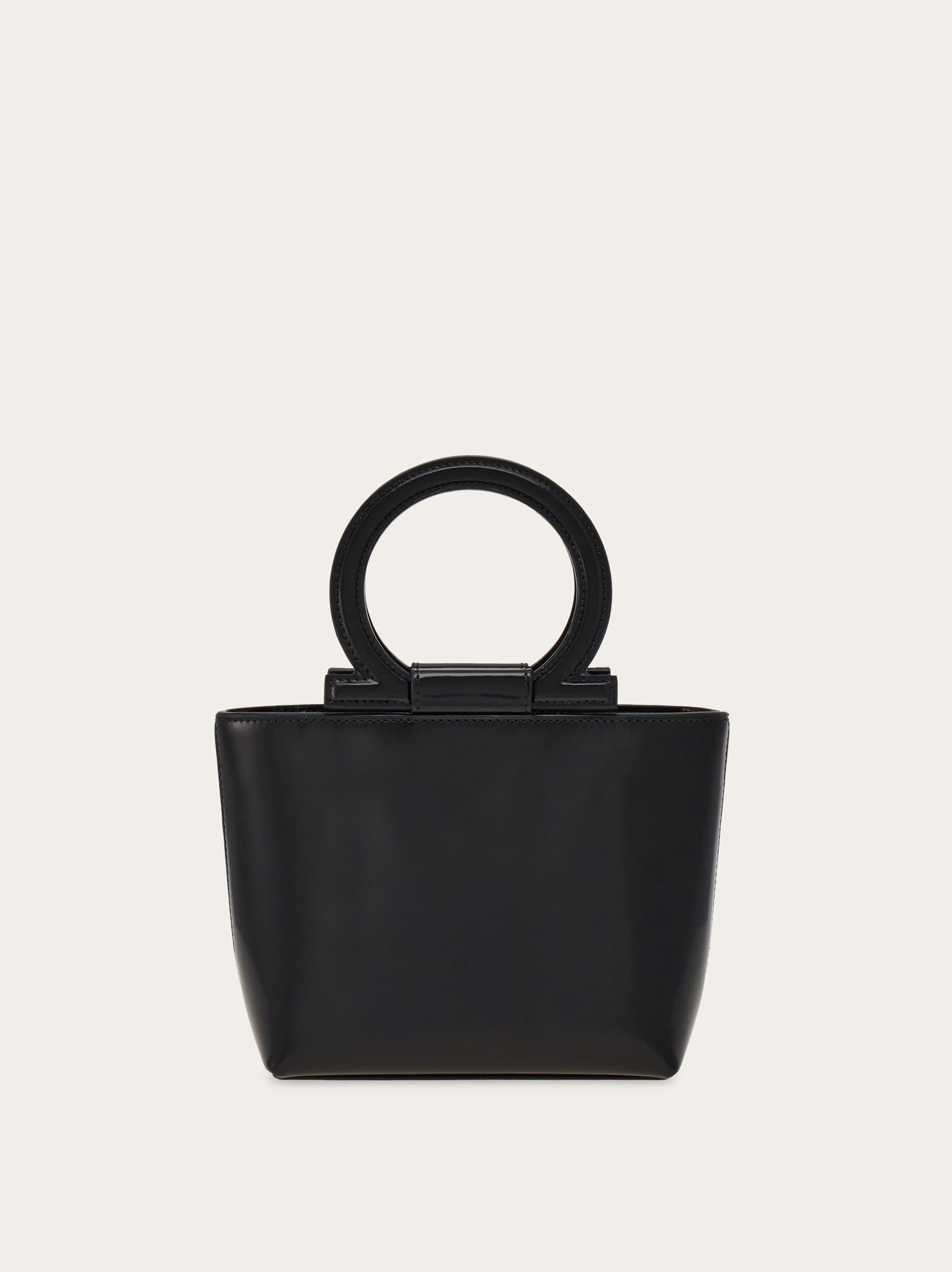 Ferragamo ミニパーティバッグ 黒 スエード ヒョウ柄最終値下げ ガンチーニ ミニバッグ - ウィメンズ | Ferragamo