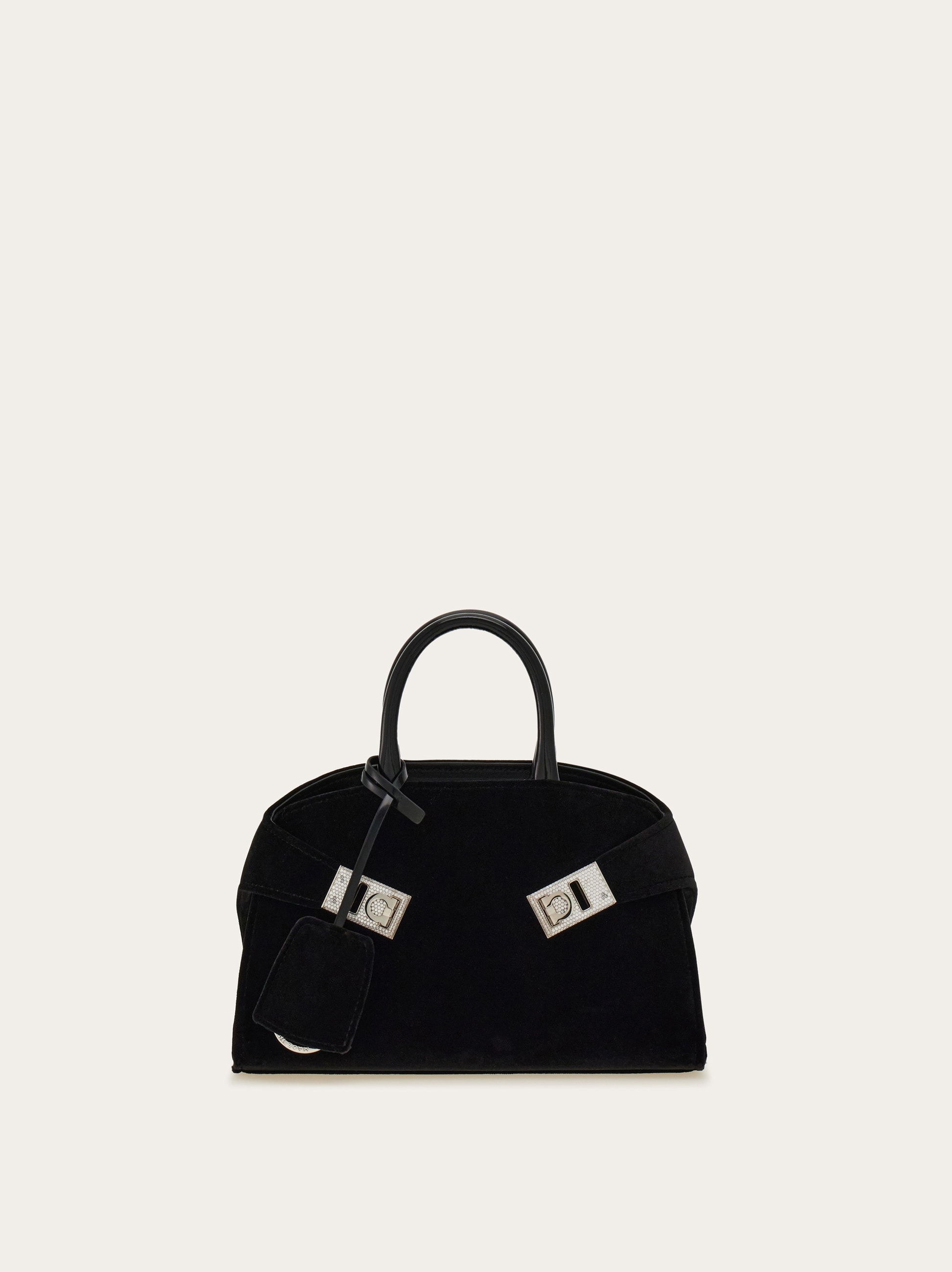 Salvatore Ferragamo Arabia 黒 オープントゥ 春夏 Hug handbag (XS) - Women | Ferragamo