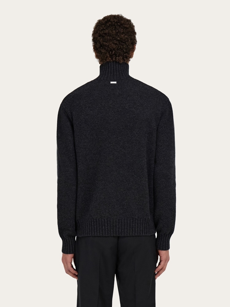High neck cashmere pullover Gallery image 3