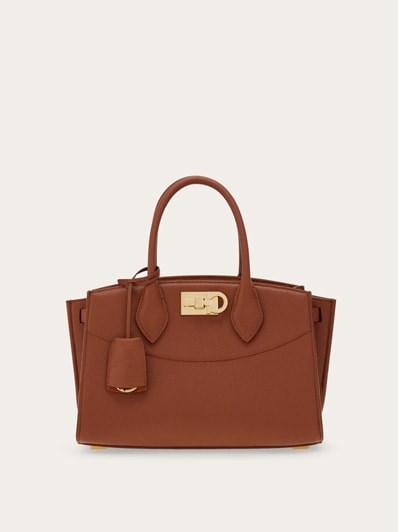 【FERRAGAMO】ニュー スタジオ ソフトバッグ ブラック ラージ SF15152B-Salvatore-Ferragamo-