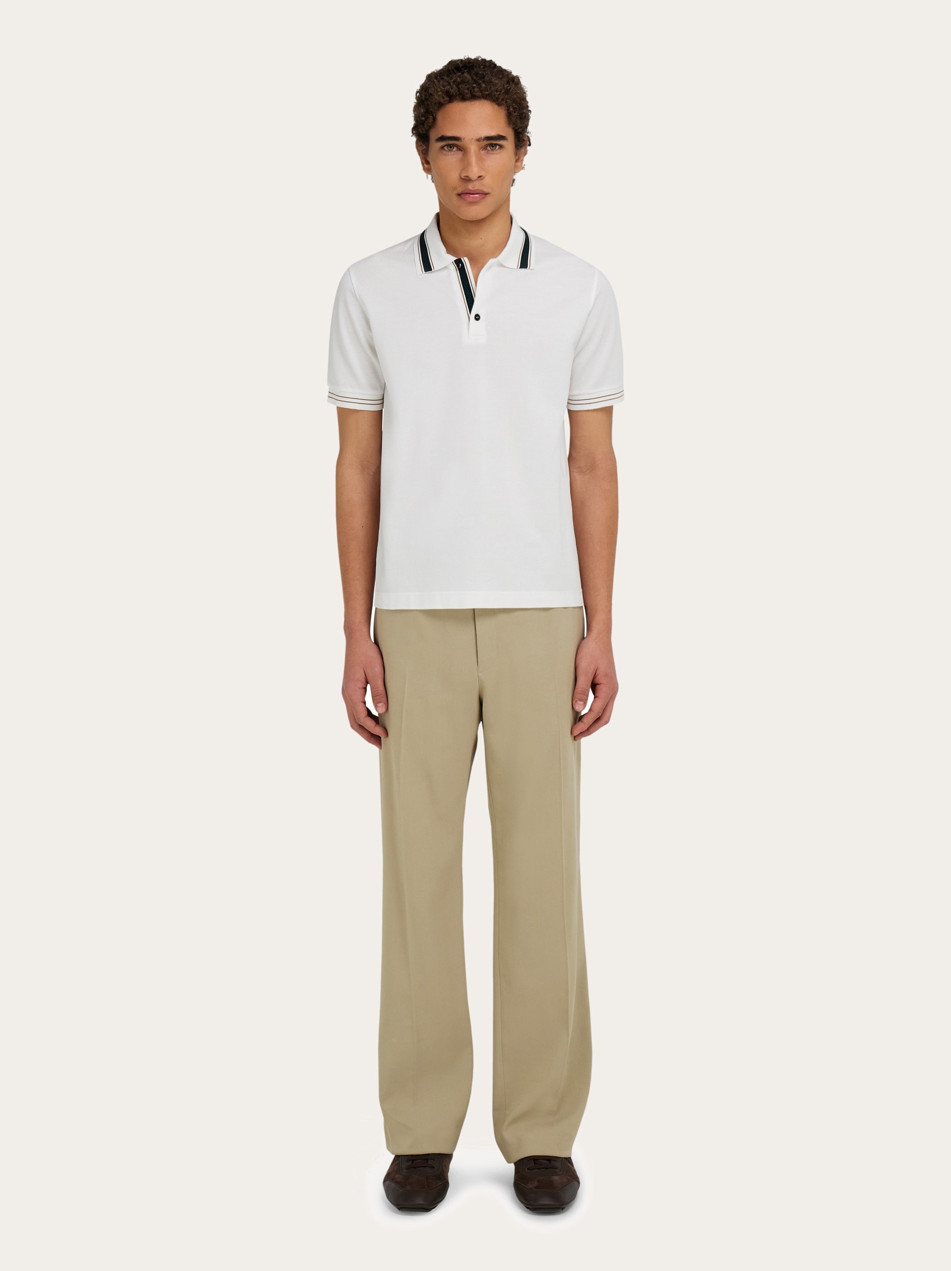 コットン ポロシャツ - メンズ | Ferragamo